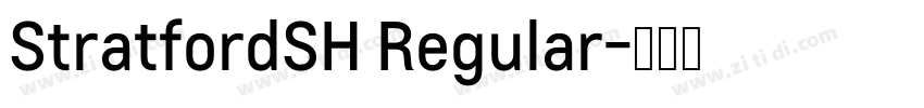 StratfordSH Regular字体转换
